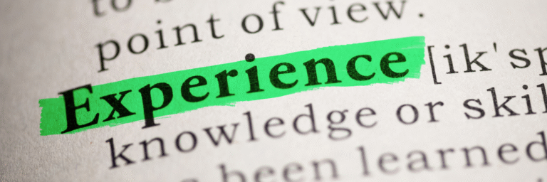 People pay good money to learn the lessons that you’ve experienced!