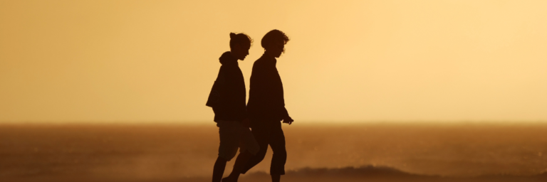 Who are you walking with?